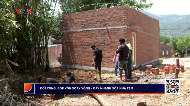 Đổi công, góp vốn xoay vòng - đẩy nhanh xoá nhà tạm