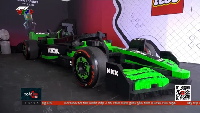 Cuộc diễu hành xe Lego trên đường đua F1