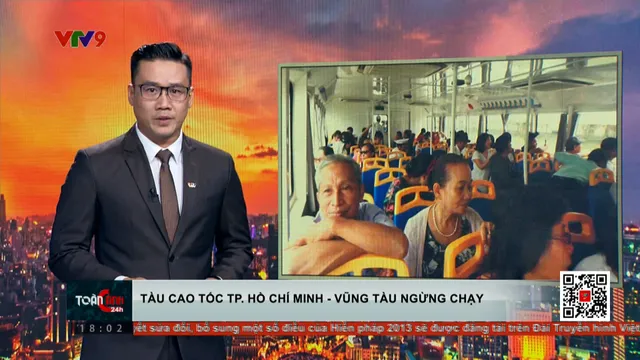 Tàu cao tốc từ trung tâm TP. Hồ Chí Minh đi Vũng Tàu ngừng chạy
