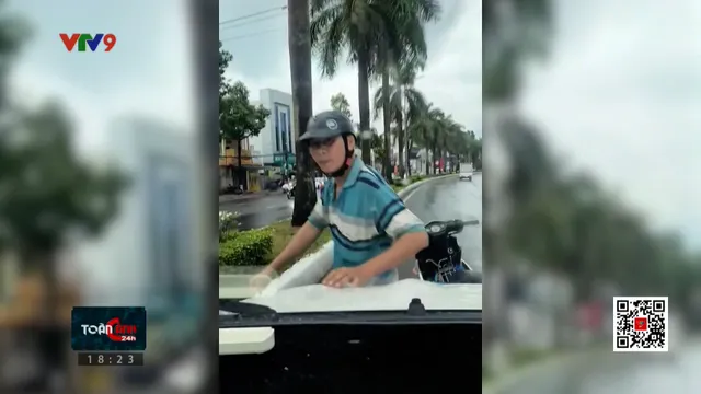 Xác minh đối tượng chặn đầu, đập phá xe