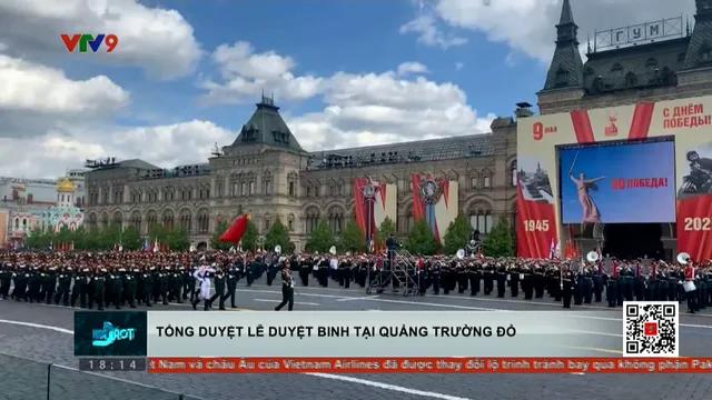 Tổng duyệt lễ duyệt binh tại Quảng Trường Đỏ