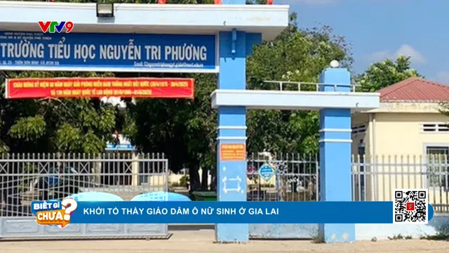 Khởi tố thầy giáo dâm ô nữ sinh ở Gia Lai