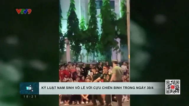 Kỷ luật nam sinh vô lễ với cựu chiến binh trong ngày 30/4