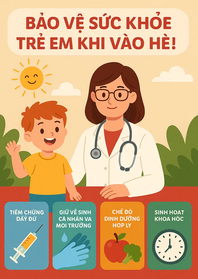 Bảo vệ sức khoẻ trẻ em khi vào hè- Ảnh 1. Bảo vệ sức khoẻ trẻ em khi vào hè- Ảnh 1.