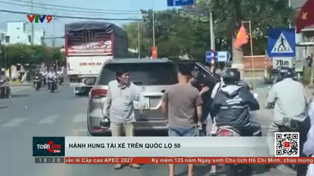 Hành hung tài xế trên quốc lộ 50