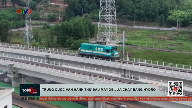 Trung Quốc vận hành thử đầu máy xe lửa chạy bằng hydro đầu tiên