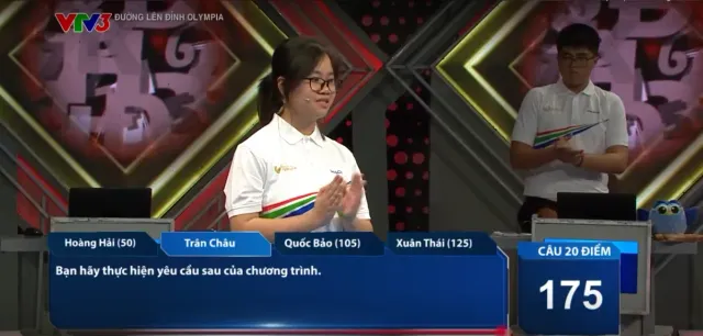 Road to Olympia Mount: Quang Tri Schoolgirl Advances Impressively to Quarter 3 - Ảnh 1.