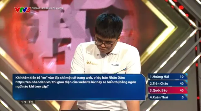 Road to Olympia Mount: Quang Tri Schoolgirl Advances Impressively to Quarter 3 - Ảnh 8.