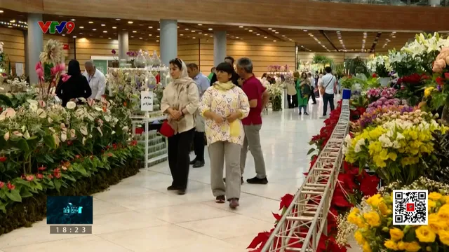 Triển lãm hoa tại Iran