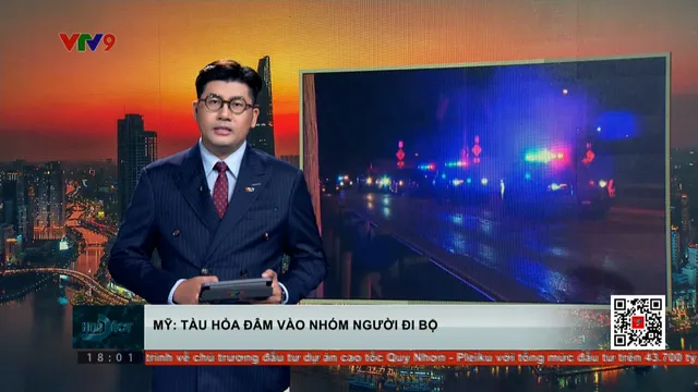 Mỹ: Tàu hỏa đâm vào đám đông người đi bộ