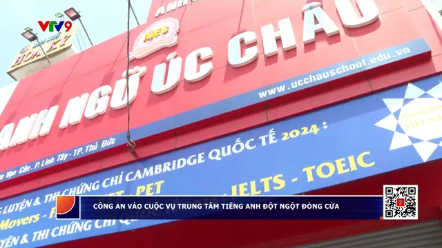 Vụ trung tâm tiếng Anh đột ngột đóng cửa: Chuyển hồ sơ qua công an