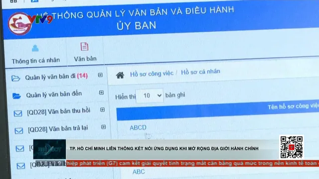 Liên thông ứng dụng khi mở rộng địa giới hành chính