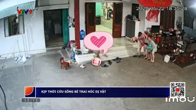 Cô gái phản ứng kịp thời, cứu sống cháu trai 6 tuổi hóc dị vật