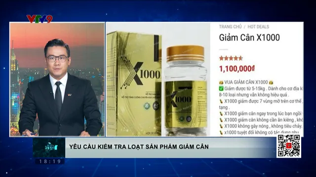 Yêu cầu kiểm tra loạt sản phẩm giảm cân