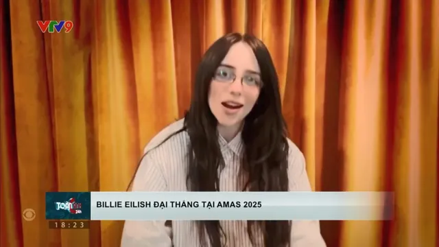 Billie Eilish thống trị Lễ trao giải AMAs 2025
