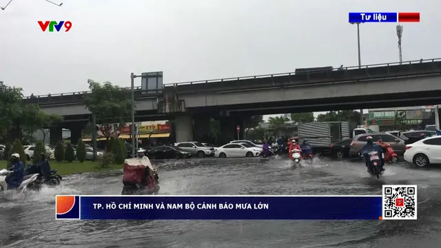 TP. Hồ Chí Minh và Nam Bộ cảnh báo mưa cường suất lớn