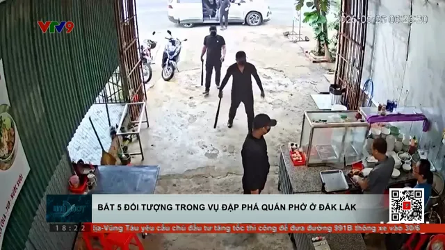 Vụ nhóm côn đồ đập phá quán phở: Bắt 5 đối tượng lẩn trốn ở TP. Hồ Chí Minh