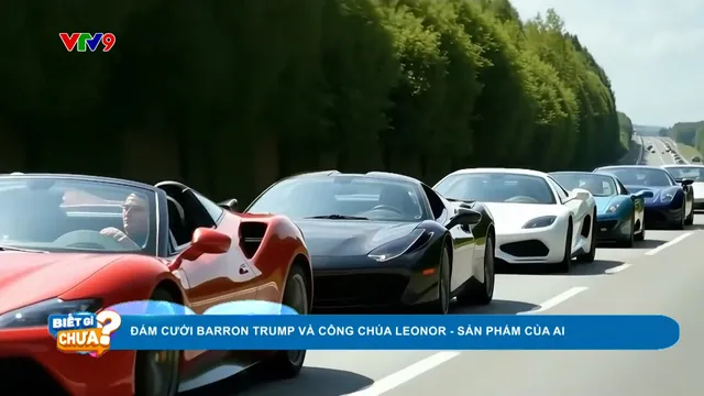 Đám cưới cổ tích của Barron Trump và Công chúa Leonor - Sản phẩm của AI