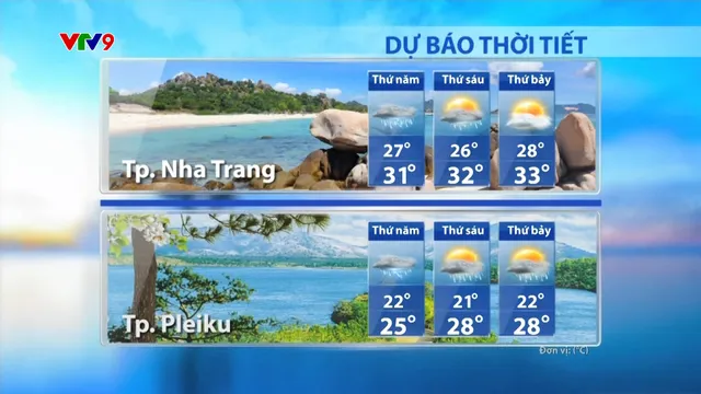 Dự báo thời tiết Sáng (29/5/2025)