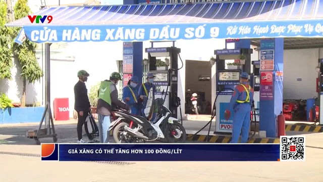 Chiều nay, giá xăng tăng gần 100 đồng/lít