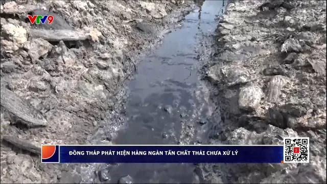 Phát hiện hàng nghìn tấn chất thải rắn không qua xử lý