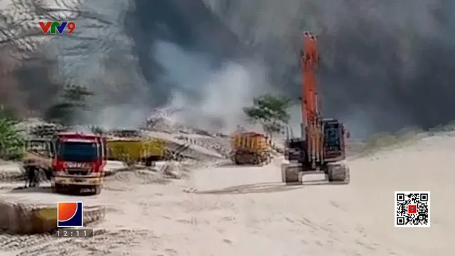 Sập mỏ đá tại Indonesia, hàng chục người mắc kẹt