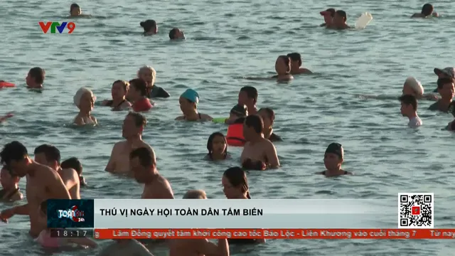 Thú vị ngày hội toàn dân tắm biển