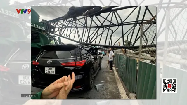 Nguyên nhân cần cẩu công trình ngã đè 2 ô tô ở TP. Hồ Chí Minh