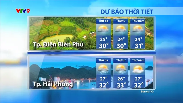 Dự báo thời tiết Sáng (03/6/2025)