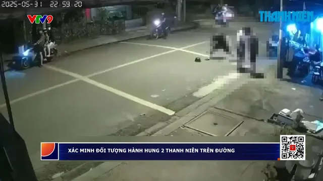 Xác minh đối tượng hành hung 2 thanh niên trên đường