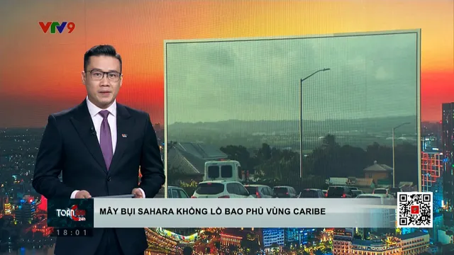 Mây bụi Sahara khổng lồ bao phủ vùng Caribe