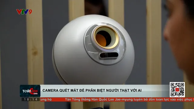 Camera quét mắt để xác minh con người