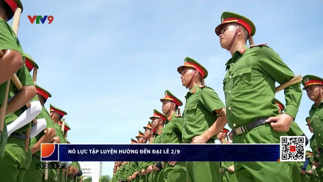 Nỗ lực tập luyện hướng đến đại lễ 2/9