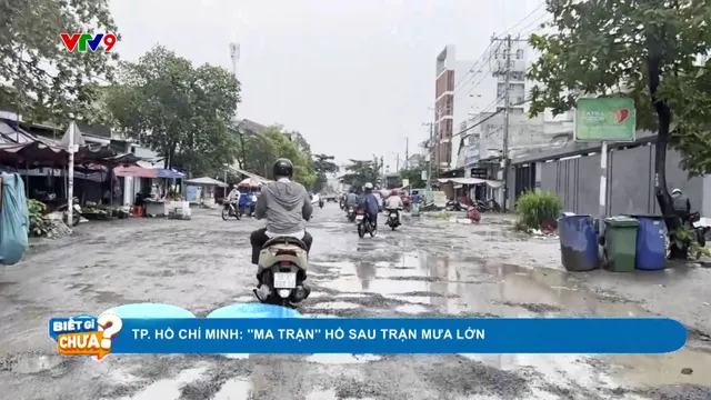Ma trận hố sau trận mưa lớn tại Thủ Đức
