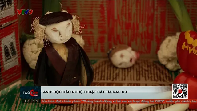Anh: Nghệ thuật cắt tỉa rau củ độc đáo