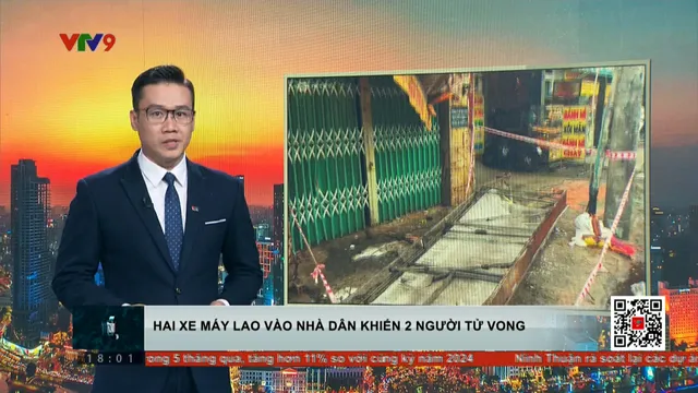 Hai xe máy truy đuổi trước khi lao nhà dân khiến 2 người tử vong