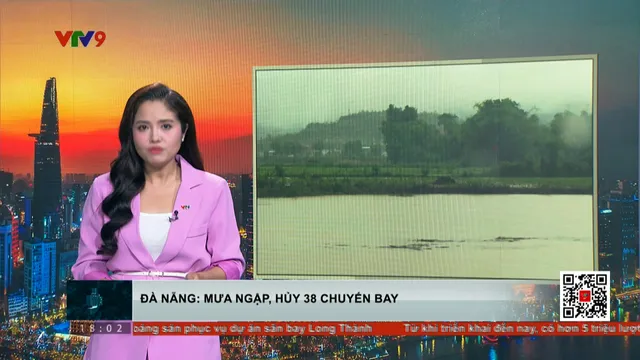 Đà Nẵng mưa ngập, hủy 38 chuyến bay