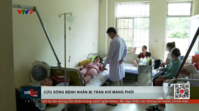 Cứu sống bệnh nhân bị tràn khí màng phổi
