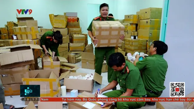Công an Tây Ninh bắt đường dây làm 12 tấn kem trộn, mỹ phẩm giả