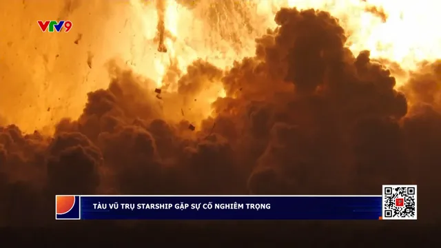 Tàu vũ trụ Starship phát nổ