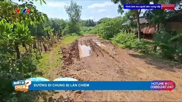Alo V9: Đường đi chung bị lấn chiếm