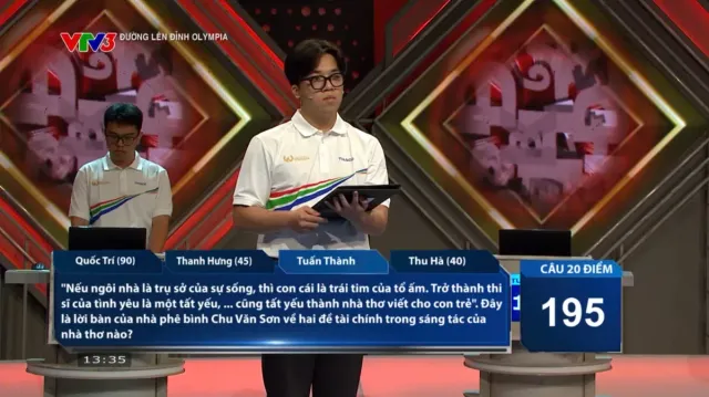 Road to Olympia Mount: A Thrilling Race – Hanoi Schoolboy Advances to Quarter 3 with Impressive Performance - Ảnh 4.