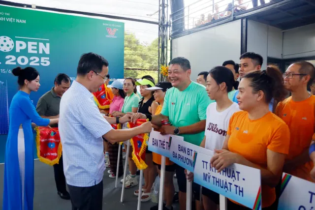 VTV Pickleball Open 2025 Tournament Marks the 100th Anniversary of the Vietnamese Revolutionary Press Day - Ảnh 3.