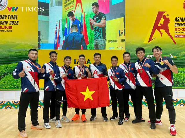 Việt Nam xếp hạng Nhất toàn đoàn tại giải Muay châu Á 2025- Ảnh 1. Việt Nam xếp hạng Nhất toàn đoàn tại giải Muay châu Á 2025- Ảnh 1.