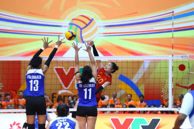 Tuyển Việt Nam thắng thuyết phục Philippines ở trận thứ 2 VTV Ferroli Cup 2025
- Ảnh 1. Tuyển Việt Nam thắng thuyết phục Philippines ở trận thứ 2 VTV Ferroli Cup 2025
- Ảnh 1.