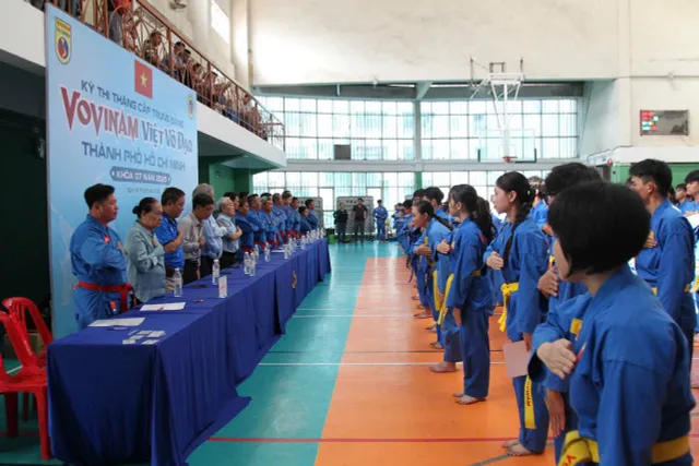 Sôi nổi Kỳ thi Trung đẳng Vovinam khóa 7 ở TP Hồ Chí Minh- Ảnh 2.