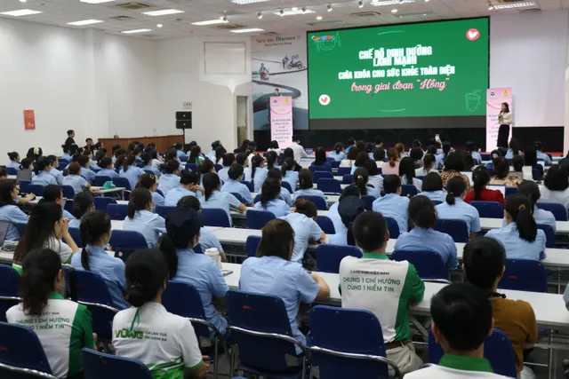 Nâng cao nhận thức chăm sóc sức khỏe chủ động cho công nhân nữ- Ảnh 3.
