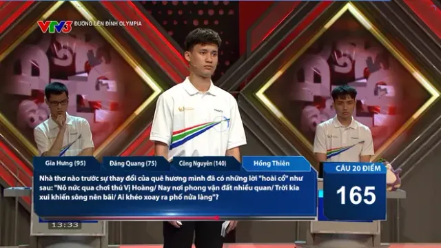 Road to Olympia Mount: Thai Binh Schoolboy Stages Remarkable Comeback to Win  Laurel Wreath - Ảnh 3.