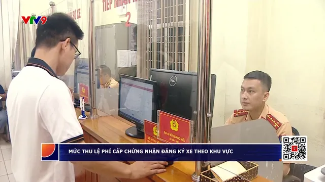 Mức thu lệ phí cấp chứng nhận đăng ký xe theo khu vực