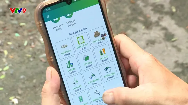 Mua bán ve chai thời công nghệ